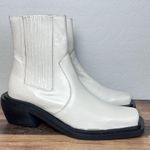 ALOHAS  shoes Women's EU 41 US 10 Cream White Ranch Western Boots Chelsea Leather Photo 1