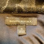 Banana Republic  || Black/grey/silver print lined pencil skirt with side zipper Photo 3