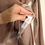 Madewell  Dusty Rose Pink Velvet Bodysuit Long Sleeve Top Festive S Photo 5