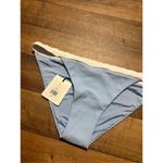 ONIA  Leila Blue With White Trim Bikini Bottom Woman’s Size XL NEW MSRP $95 Photo 2