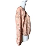 Forever 21  Women's Floral Blush Pink Women's Top Sz S Photo 4