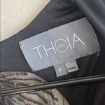 THEIA Sleeveless Beaded Sequin Black Dress Size 6 Photo 13