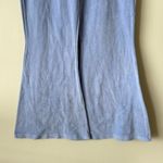 Aerie EUC  Large Baby Blue Velour Super Flare Drawstring Pants Sleep Everyday Photo 3
