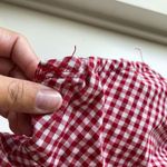 Handmade Pinup Style Dress Red Gingham and Cherry Print Photo 6