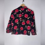 Kate Spade  Button Down Shirt Roses Hazy Crepe‎ XXS Photo 1