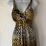 Pretty Young Thing Dress Y2k Small Sleeveless V Neck Babydoll Going Out Retro Yellow Photo 1