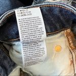 American Eagle  high rise mini dark wash zip sides blue denim skirt size 0 Photo 9