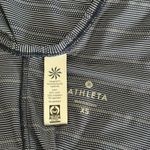 Athleta  Max out Tank Top Blue Striped Womens XS Side Tie Workout‎ Activewear Photo 8