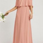 Show Me Your Mumu Caitlin Ruffle Maxi Dress Rustic Mauve Crisp Size Small Photo 0