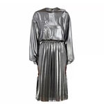 Isabel Marant Étoile Women's Lame Mae Dress ($655) Metallic Midi New Years Eve Photo 1