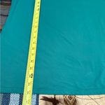 Talbots Teal back key hole button closure Women's Top 1X Photo 7