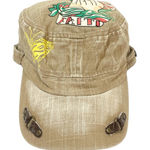 Vintage‎ Y2K Tan Faith Praying Hands Adjustable Hat Baseball Cap Photo 0