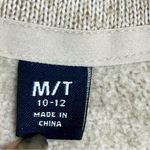 Lands' End Full Zip Sweater button up Jacket Size m/t 10-12 Photo 10