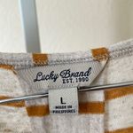 Lucky Brand  cute striped linen blend T-shirt Photo 1
