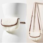 Anthropologie 🥳🥳Host Pick🥳🥳✨ Shearling Crossbody Bum Bag with Brown Accents✨NWOT Photo 1