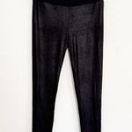 Spanx  Faux Leather Front Ponte Knit High Rise Leggings Contemporary Black Large Photo 1