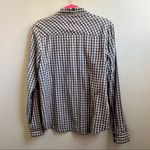 Billabong  plaid cotton button down shirt L cowgirl western Photo 2