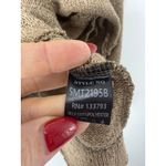 POL Grab & Go Balloon Sleeve Slouchy Knit Hoodie Top Chocolate Taupe S Photo 7