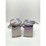 BP  Sandals Womens Size 5 Lilac Parker Ankle Strap Chunky Triangular Heels Photo 5