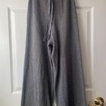 She & Sky Grey High Waist Ribbed Wide Leg Pants Photo 6