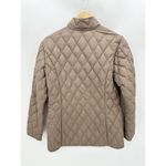 Eddie Bauer Brown Goose Down Button Down Quilted Jacket Women's Size Medium M Photo 1
