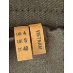 Tahari Black Linen Blend Dress Sleeveless Belted Career Workwear Size 4 Photo 2