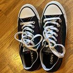 Converse Chuck Taylor All Star Ox "All Of the Stars" Women Shoes Black-White- 7M Photo 4