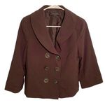 Isabella DeMarco Double Breasted Blazer Brown Size 4 Photo 0