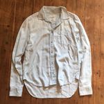 American Eagle AEO xs boyfriend washed denim button down shirt Photo 0