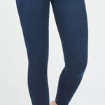 Spanx Jean-Ish Ankle Legging In Twilight Wash Stretchy Red Tag Size Medium Photo 0