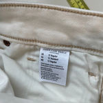 American Eagle  Mom Jeans Ivory White Super High Rise Distressed Denim Photo 13