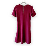 Athleta Maroon Short Sleeve Fit and Flare Dress Sporty Athleisure Women’s Small Photo 1