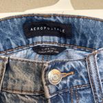 Aeropostale  Light Blue Distressed Ankle Jeans Photo 1