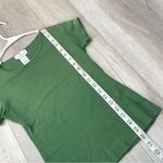 Gil Rodriguez Tshirt cotton fitted short sleeve baby womens Green size 12 casual Photo 5