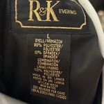 R&K Evening Black and Gold Top Size L Photo 3