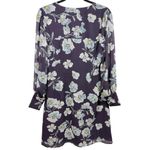 CAbi NWT Floral Ellery Long Sleeve Shift Dress Royal Flower Size Small Feminine Photo 5