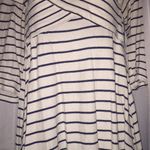 Entro Striped Off The Shoulder 3/4 Sleeve Top - Size Medium Photo 2
