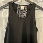 Xhilaration  Black Scoop Neck Tank w/ Lace Back - Size Small Photo 1