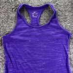 Nike Dri-Fit Tank Womens' Sz M Heathered Purple Photo 2