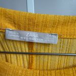 ZARA sz L yellow ribbed oversized batwing boho blouse Photo 4