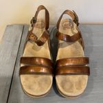 Dansko  Surraya Sandals Slingback Strappy Wedge Bronze Leather Womens EU41 US 10 Photo 1