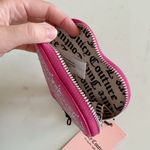 Juicy Couture  Crystal Crush Heart Zip Wristlet Clutch, Raspberry Tart Photo 12