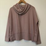 Mondetta  Ottoman Hoodie Blush Rose Pink Lightweight Boxy Activewear Active Small Photo 8