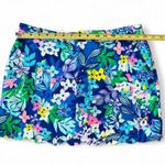 Lilly Pulitzer Colette Knit Skort Borealis Blue Social Sunset Floral 6 Photo 3