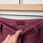 mother the shaker prep fray killing time maroon rose gold stripe trousers pants Red Size 24 Photo 3