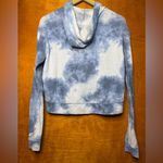Hollister  Blue and White Tie-Dye Hoodie Photo 2