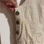 Hollister  Beige Linen Short Overalls Photo 2