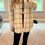 NEW Oversized Shacket/Shirt Jacket/Coat, NWT, Small White Photo 0