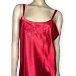 Kathy Ireland Vintage Intimates women’s Red Satin Nightgown size L Photo 5