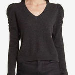 frame denim FRAME $478‎ Ruched Sleeve 100% Cashmere Sweater top S Photo 0